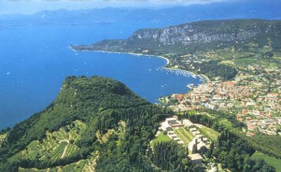 Lake Garda: aerial view of Garda