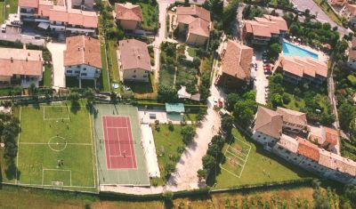 Aerial photo Residence Villa Rosa, in Garda