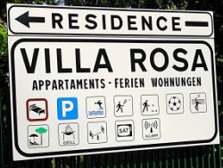 binnenkomst Villa Rosa