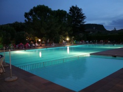 pool by night